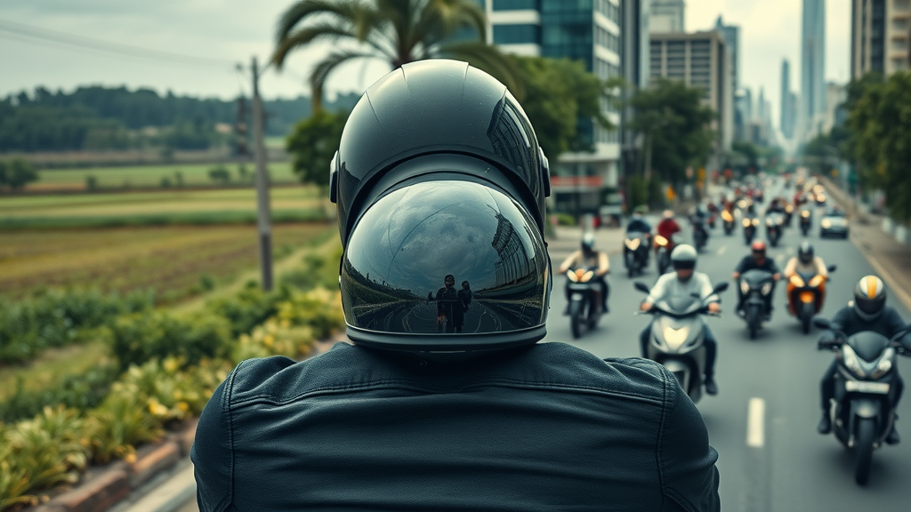 Motorcycle accident trends USA: split rural and urban environment, motorcycles present, contrast in road infrastructure