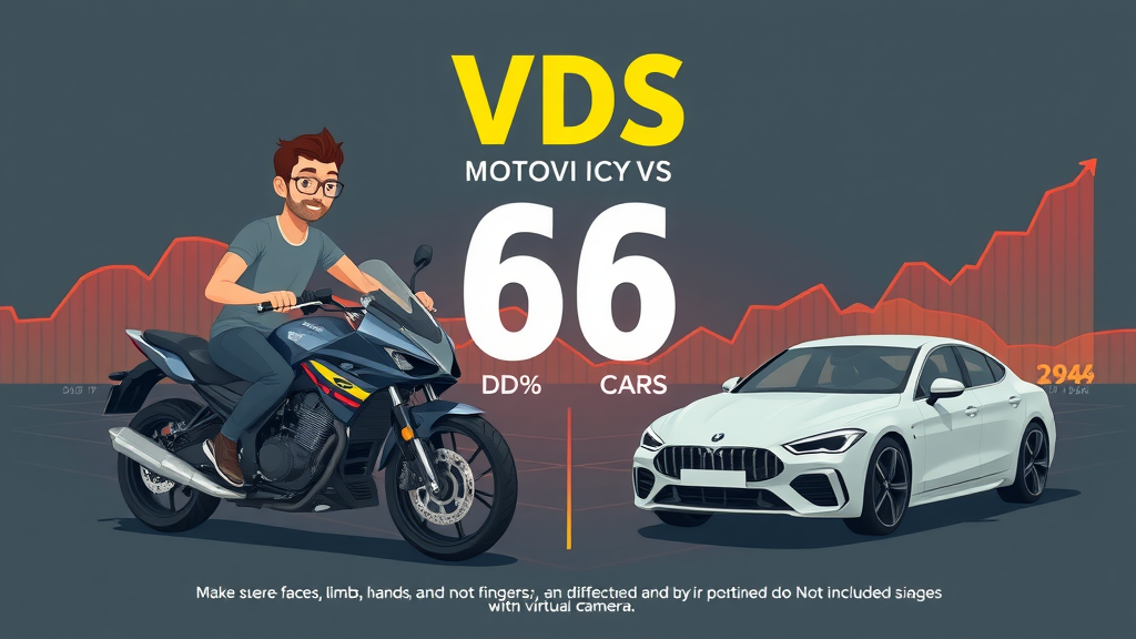 Infographic comparing statistical motorcycle crash odds to car accidents – visualizing motorcycle safety statistics